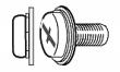 Screw, Sems 6-32 x .250, Pkg. of 10