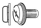 Screw, Pan, M3X6MM, Crest Cup, Pkg. of 10