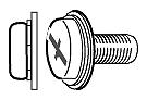 Screw, Pan, M3X6MM, Crest Cup, Pkg. of 10