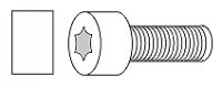 Screw, M3.5x8, Allen, Pkg. of 5, Vented Rear Panel