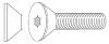 Screw, M5x18, Allen, Pkg. of 8, Access  / Side Panels